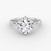 Aura Halo Round Lab Grown Diamond Ring