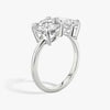 Toi et Moi Round Pear Lab Grown Diamond Ring