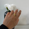 SUN RAYS RING - 18K GOLD PLATED