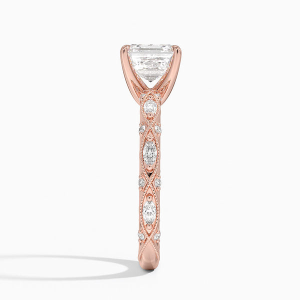 Christina Asscher Lab Grown Diamond Engagement Ring