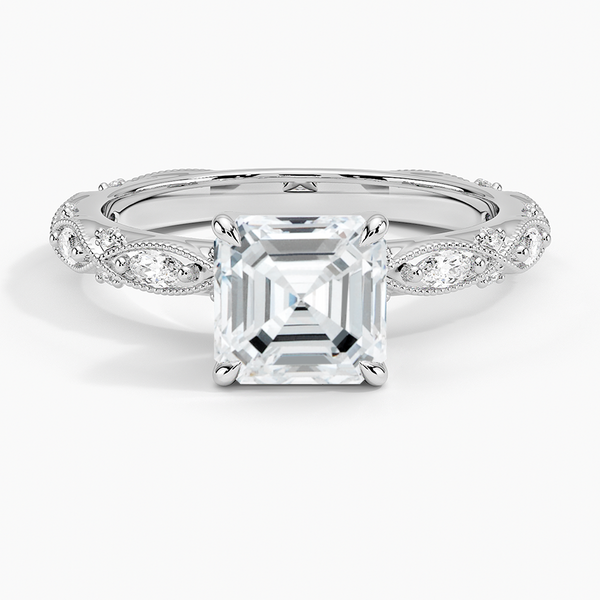 Christina Asscher Lab Grown Diamond Engagement Ring