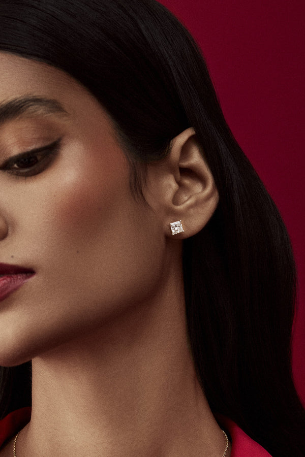 2 ct Princess Studs