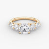 Anomaly Asscher & Pear Lab Grown Diamond Engagement Ring