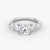 Anomaly Asscher & Pear Lab Grown Diamond Engagement Ring