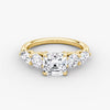 Anomaly Asscher & Pear Lab Grown Diamond Engagement Ring