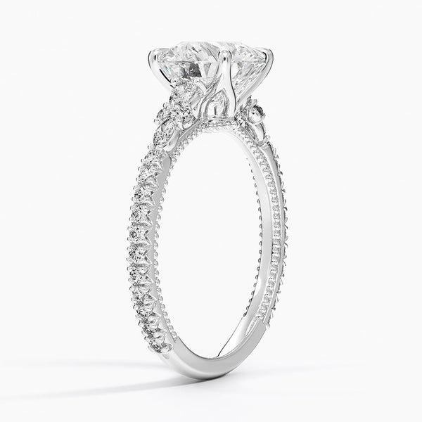 Roseline Oval Lab Grown Diamond Engagement Ring