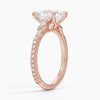 Roseline Princess Lab Grown Diamond Engagement Ring