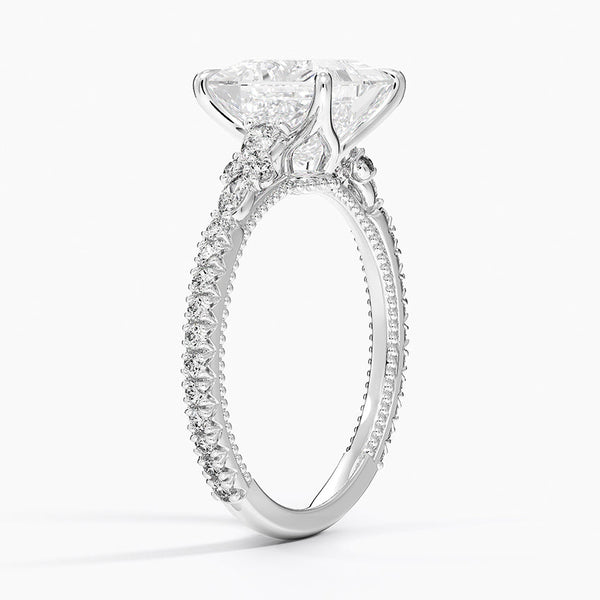 Roseline Princess Lab Grown Diamond Engagement Ring