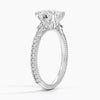 Roseline Radiant Lab Grown Diamond Engagement Ring