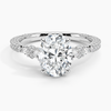 Roseline Oval Lab Grown Diamond Engagement Ring