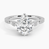 Roseline Pear Lab Grown Diamond Engagement Ring