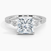Roseline Princess Lab Grown Diamond Engagement Ring