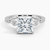 Roseline Princess Lab Grown Diamond Engagement Ring