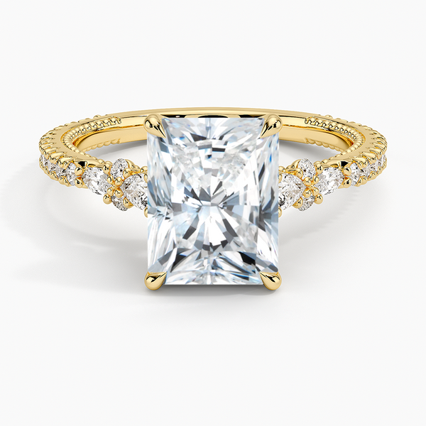 Roseline Radiant Lab Grown Diamond Engagement Ring
