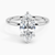 Hidden Halo Marquise Lab Grown Diamond Engagement Ring
