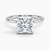 Hidden Halo Princess Lab Grown Diamond Engagement Ring