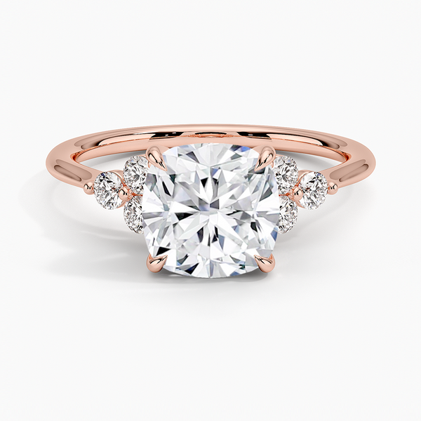 Opulence Cushion Lab Grown Diamond Engagement Ring