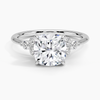 Opulence Cushion Lab Grown Diamond Engagement Ring