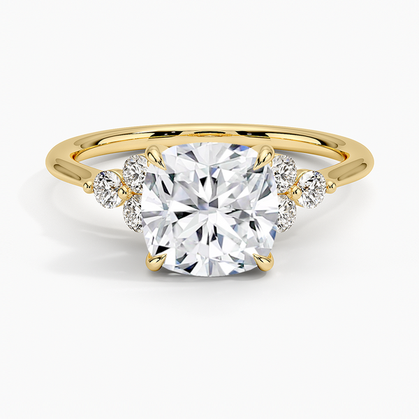 Opulence Cushion Lab Grown Diamond Engagement Ring