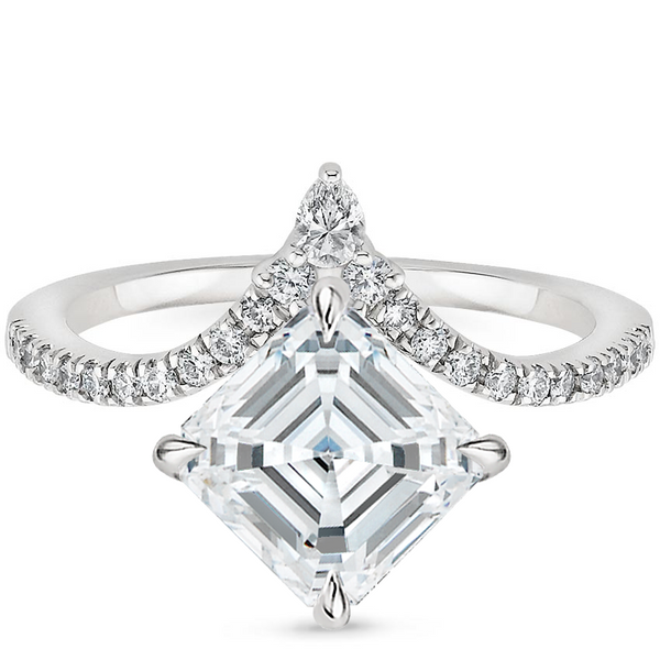 Venessa Asscher Diamond Engagement Ring
