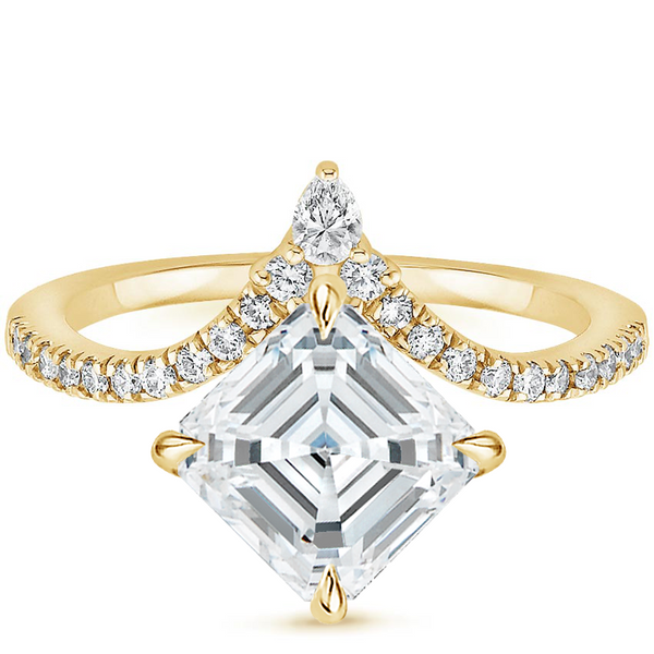Venessa Asscher Diamond Engagement Ring