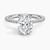 Hidden Halo Pavé Oval Lab Diamond Engagement Ring