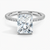 Hidden Halo Pavé Radiant Lab Diamond Engagement Ring