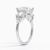 Sabrina Three Stone Princess Lab Grown Diamond Engagement Ring