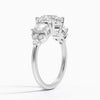 Sabrina Three Stone Round Lab Grown Diamond Engagement Ring