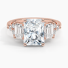 Sabrina Three Stone Radiant Lab Grown Diamond Engagement Ring