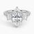Sabrina Three Stone Marquise Lab Grown Diamond Engagement Ring