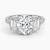 Sabrina Three Stone Oval Lab Grown Diamond Engagement Ring