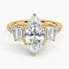 Sabrina Three Stone Marquise Lab Grown Diamond Engagement Ring
