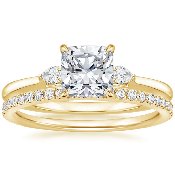 Jessica Cushion Diamond Ring with Diamond Ring