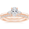 Jessica Oval Diamond Ring with Diamond Ring