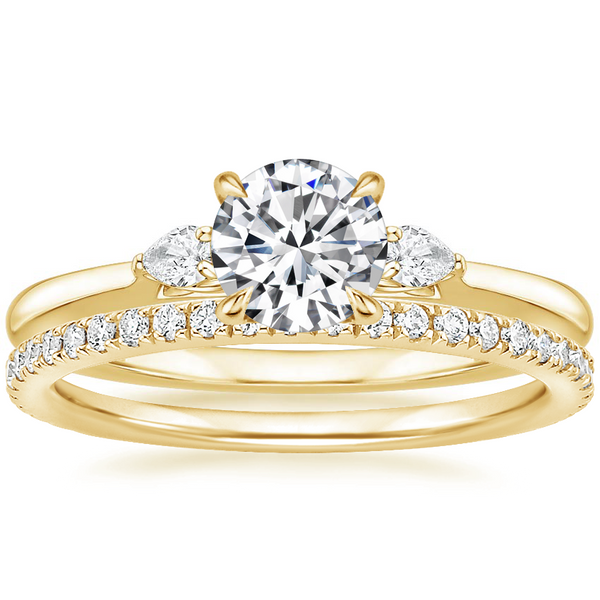 Jessica Round Diamond Ring with Diamond Ring