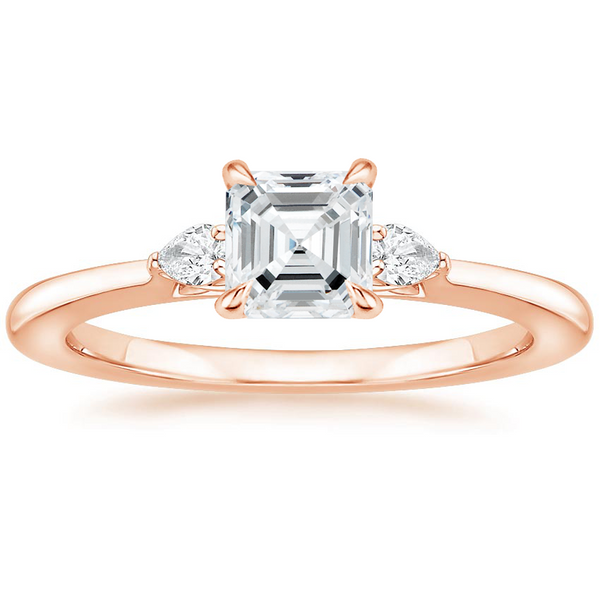 Jessica Asscher Diamond Ring with Diamond Ring