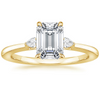 Jessica Emerald Diamond Ring with Diamond Ring