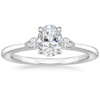Jessica Oval Diamond Ring with Diamond Ring
