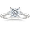 Jessica Princess Diamond Ring with Diamond Ring