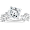 Swaraya Asscher Lab Grown Diamond Engagement Ring