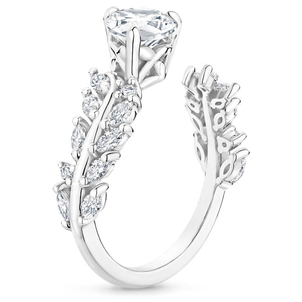 Swaraya Asscher Lab Grown Diamond Engagement Ring