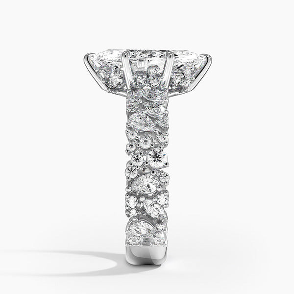 Galaxy Marquise Lab Grown Diamond Engagement Ring