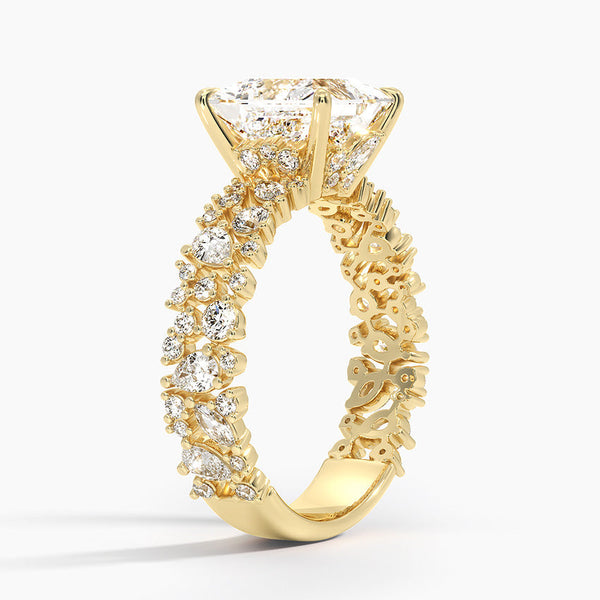 Galaxy Princess Lab Grown Diamond Engagement Ring