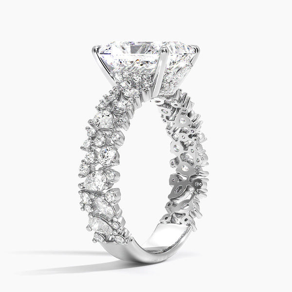 Galaxy Radiant Lab Grown Diamond Engagement Ring