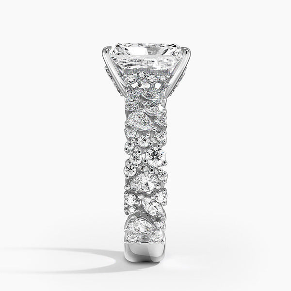 Galaxy Radiant Lab Grown Diamond Engagement Ring