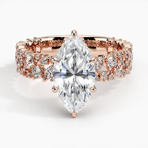 Galaxy Marquise Lab Grown Diamond Engagement Ring