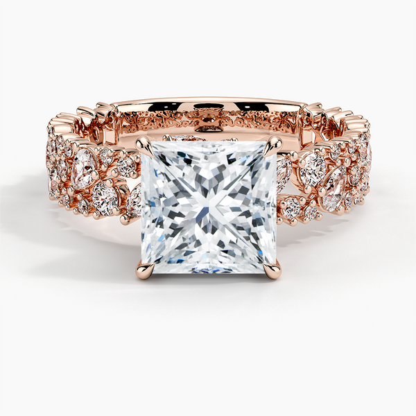 Galaxy Princess Lab Grown Diamond Engagement Ring