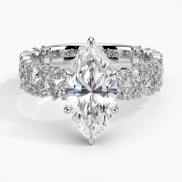 Galaxy Marquise Lab Grown Diamond Engagement Ring