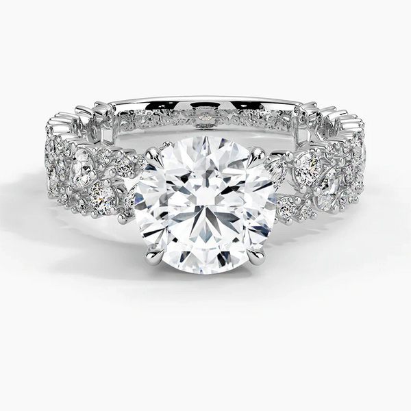 Galaxy Round Lab Grown Diamond Engagement Ring